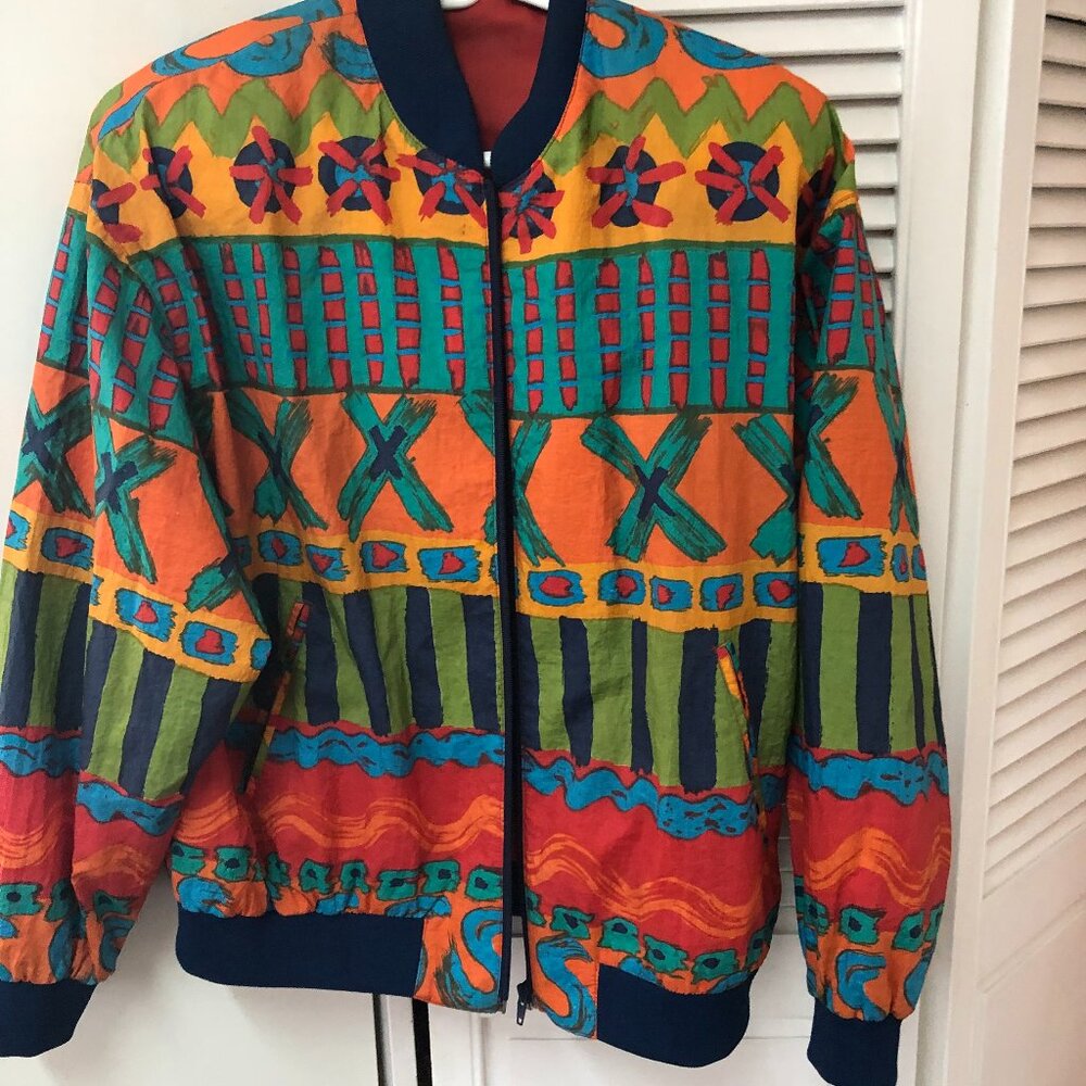 Colorful bomber jacket